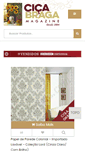 Mobile Screenshot of cicabragapapeldeparede.com.br